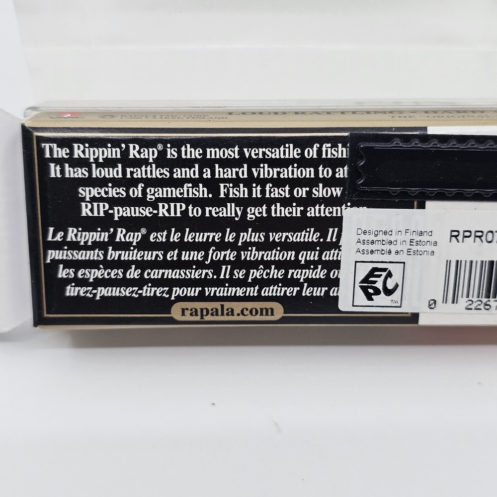 Rapala - Rippin Rap Series - Model RPR-7 Fire Tiger Loud Rattling - Picture 3 of 5